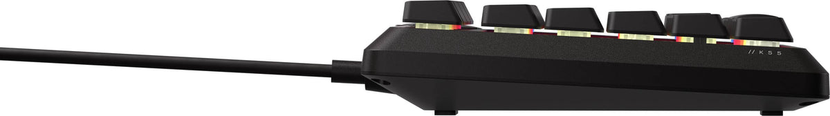CORSAIR - K55 CORE TKL RGB Gaming Keyboard – 8-Zone RGB – Tenkeyless - Black