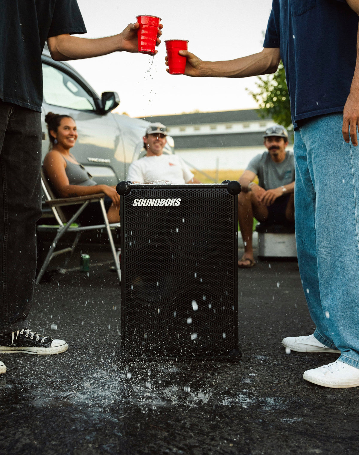 SOUNDBOKS - 4 - Portable Bluetooth Speaker with Swappable Rechargable Battery - Black