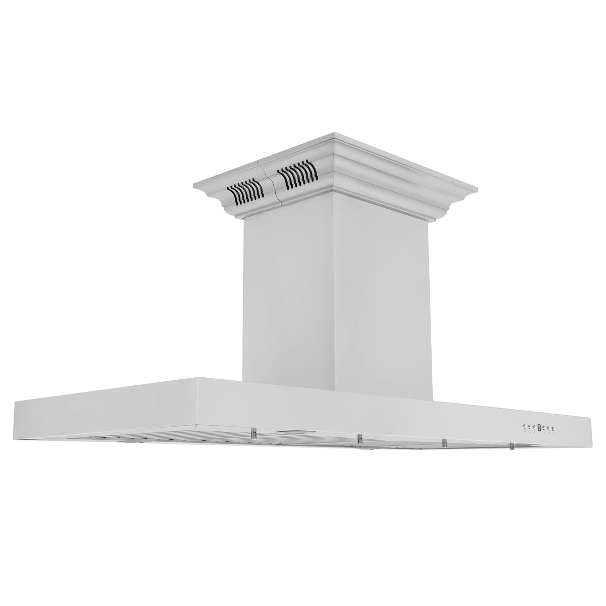 ZLINE - 42 inches - Externally Vented - Island Range Hood - Stainless Steel