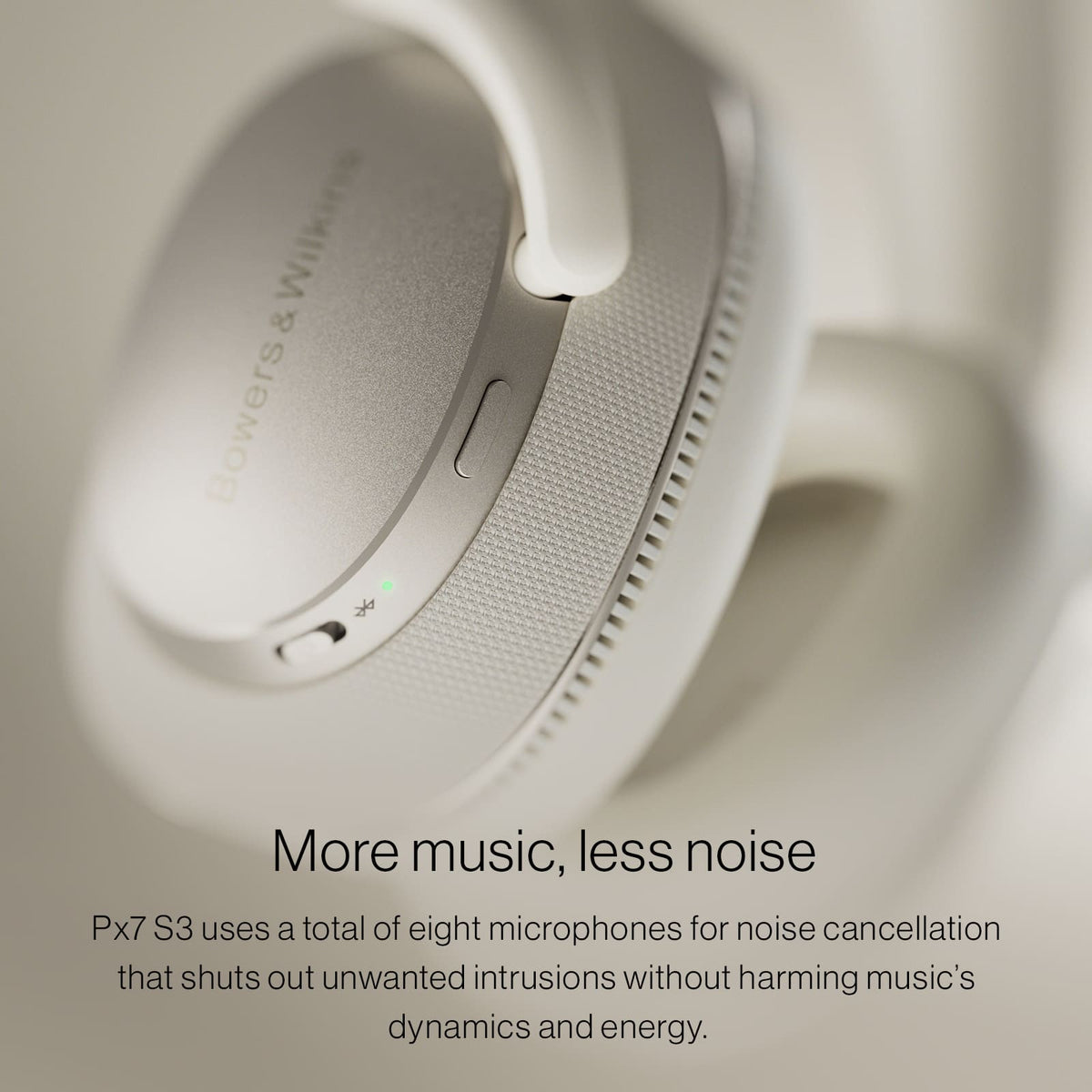 Bowers & Wilkins - Px7S3 Bluetooth Noise Cancelling Over-the-Ear Headphones - Indigo Blue
