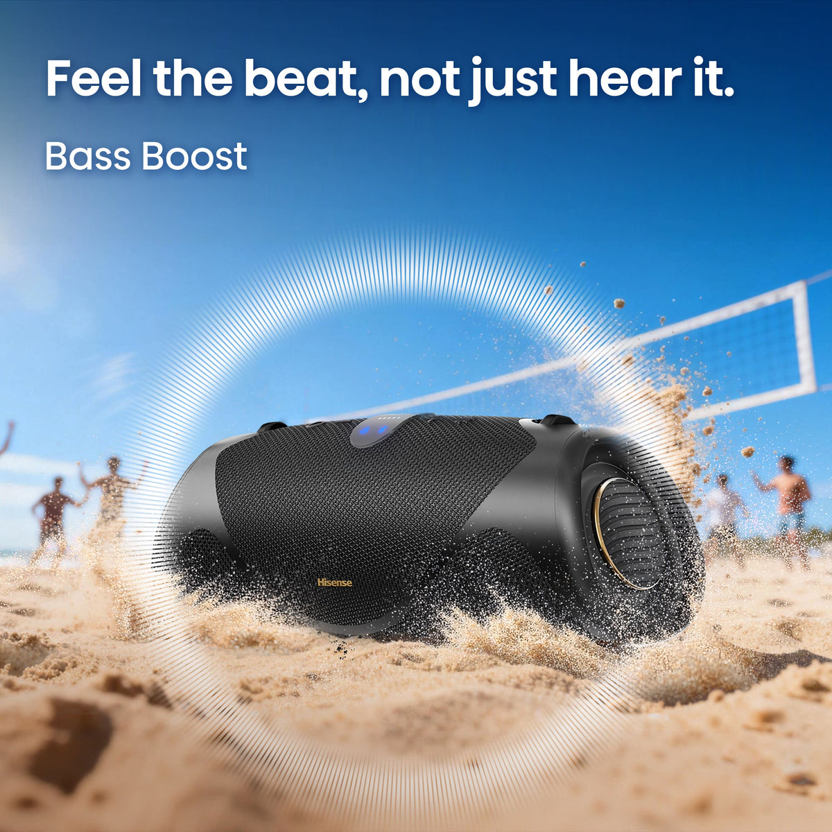 Hisense - Portable Speaker - Black