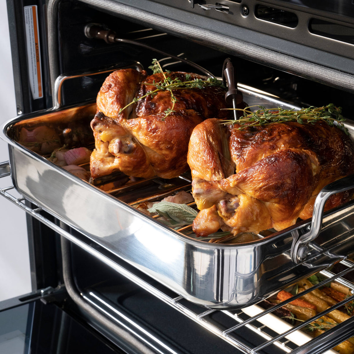 ZLINE - 30 in. True Convection Double Wall Oven w/ Air Fry - Satin Stainless Steel