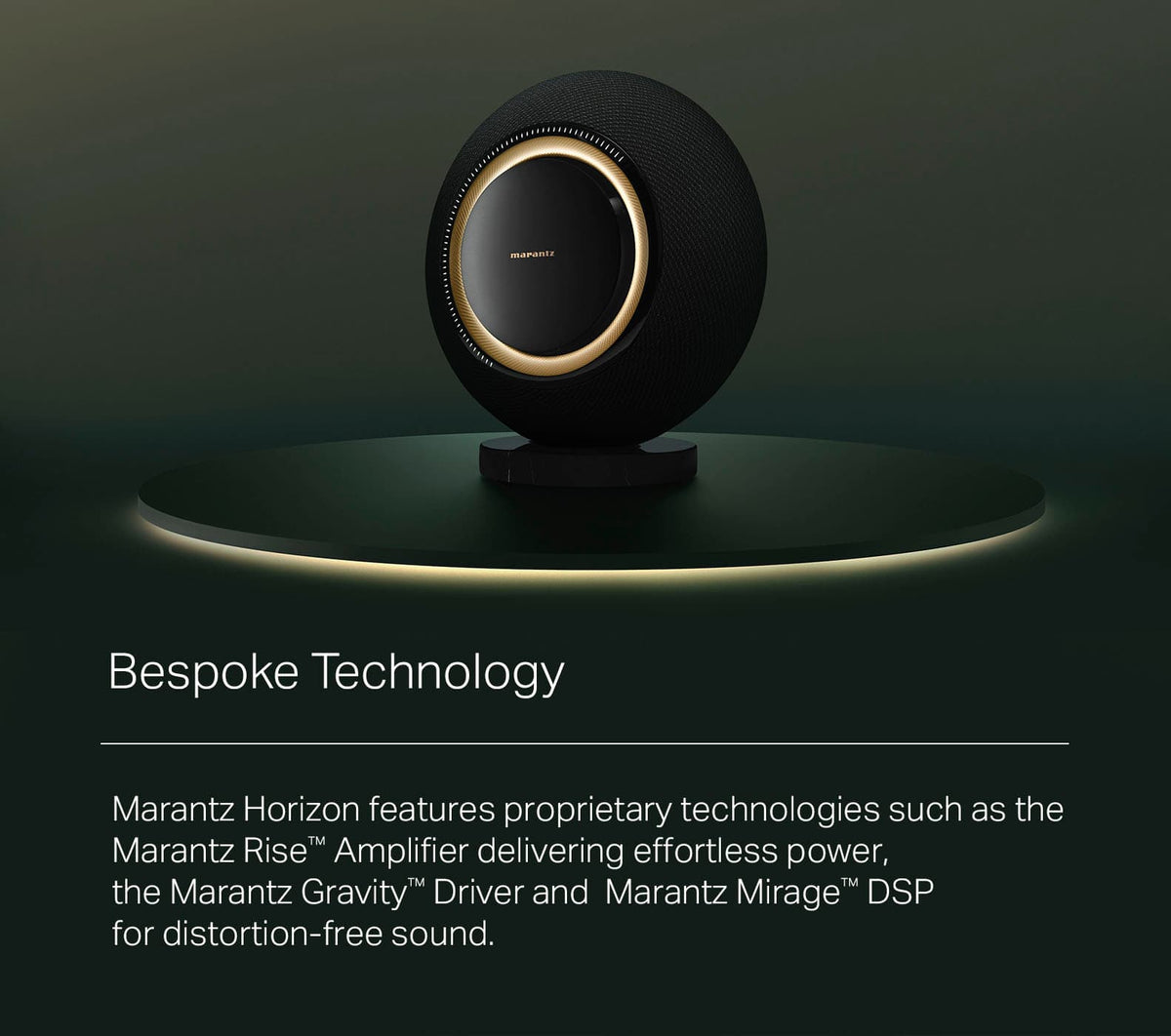 Marantz - Horizon 6.5" Hi-Res 745W Wireless Speaker (Each) - Champagne