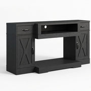 Mueble para TV con estantes ajustables y puertas dobles