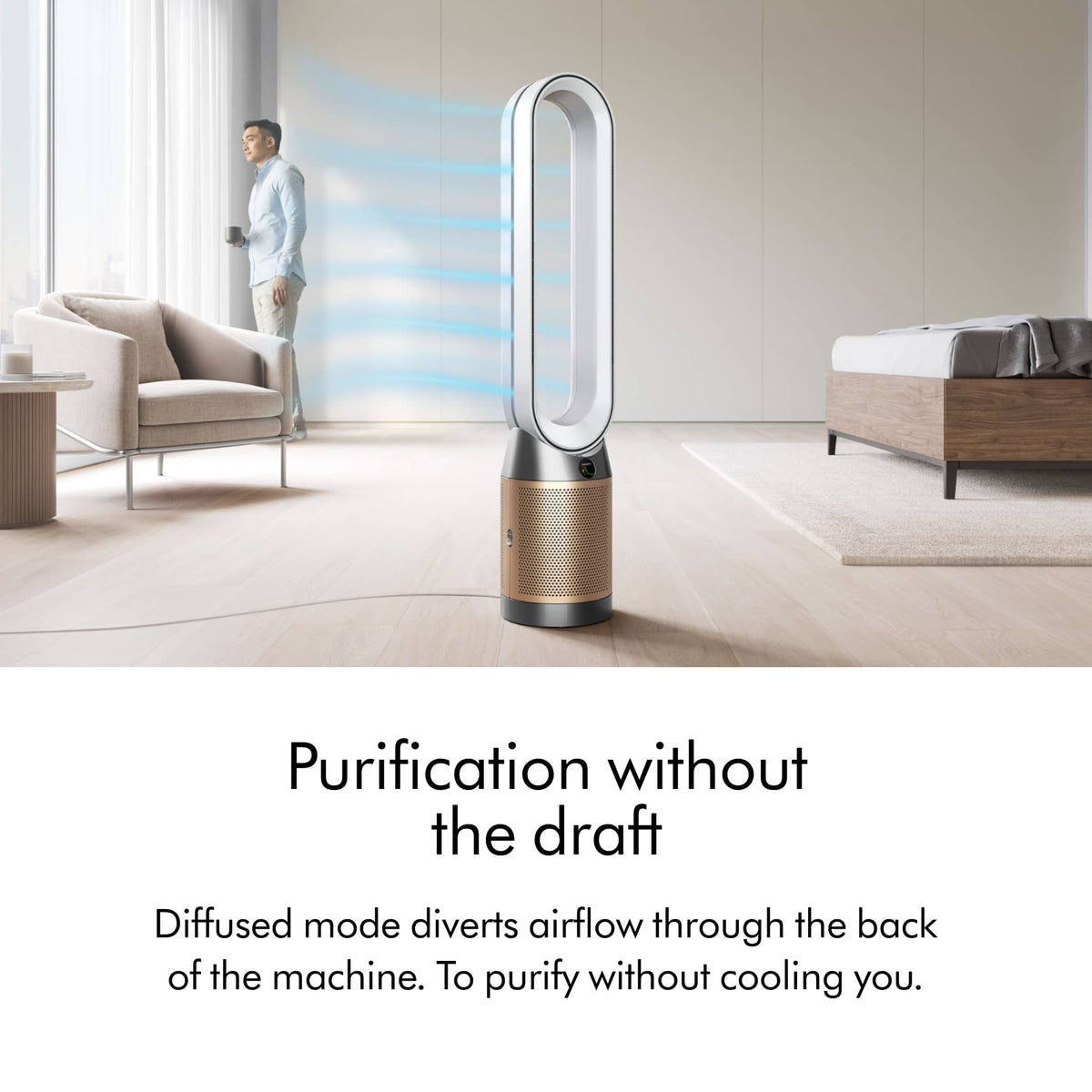 Dyson - Purifier Cool PC2 De-NOx​ - White/Gold