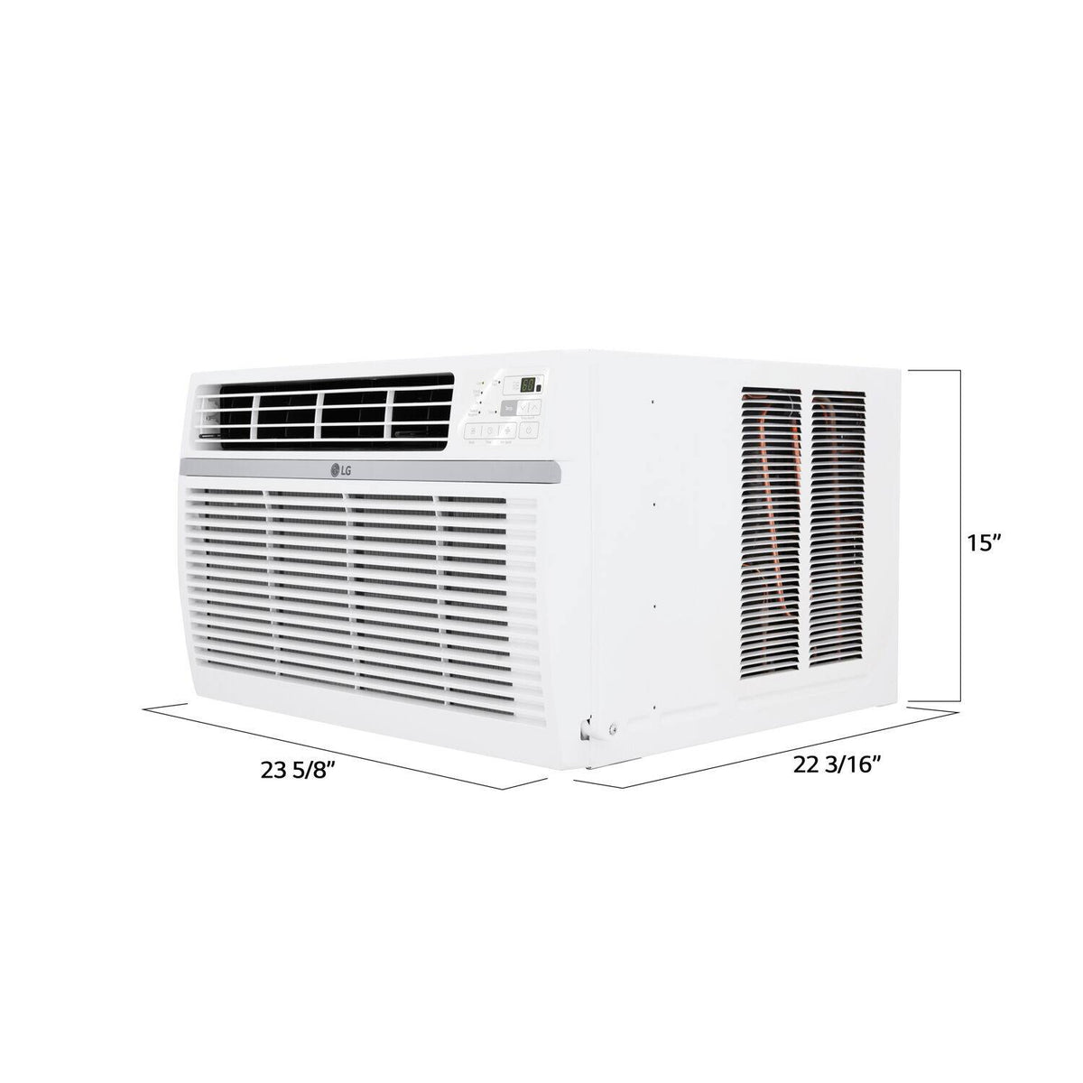 LG - 550 Sq. Ft. 12,000 BTU Window Air Conditioner - White