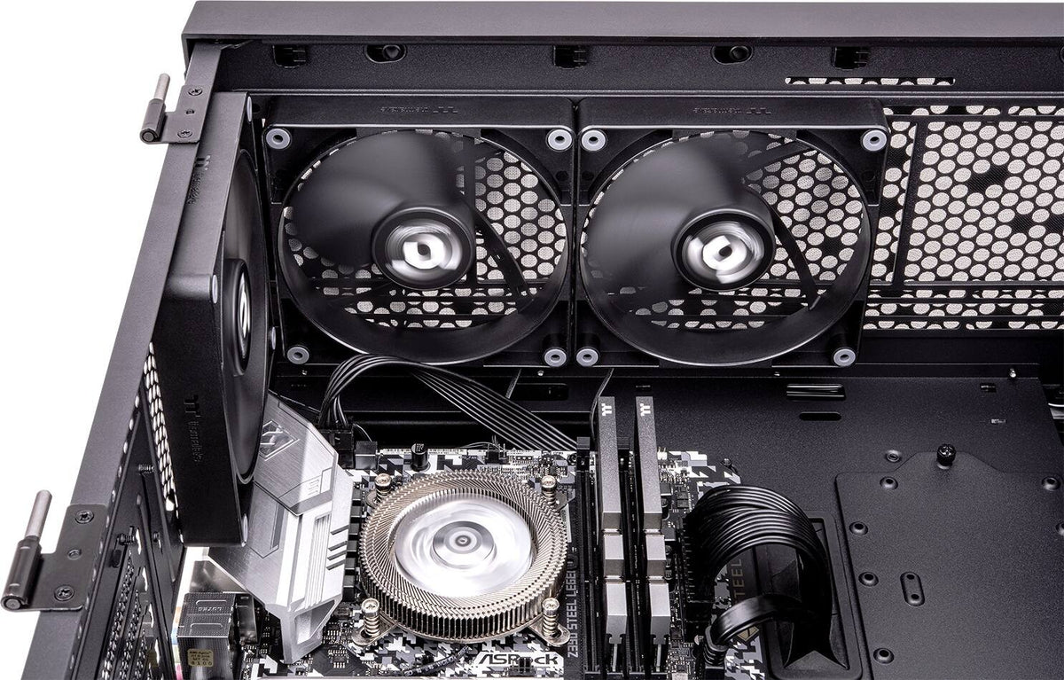 Thermaltake - CT120 PC Cooling Fan (2-Pack) - Black