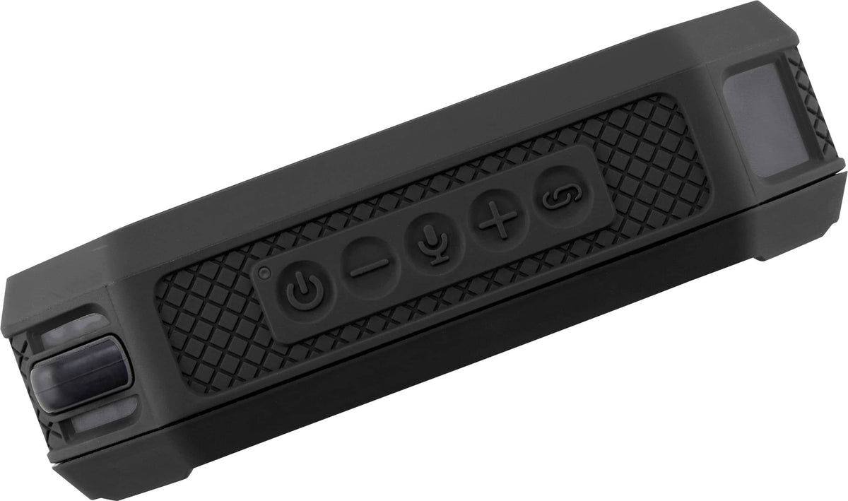 Altec Lansing - Bluetooth HydraMini 2.0 EverythingProof Portable Speaker - Black/Gray
