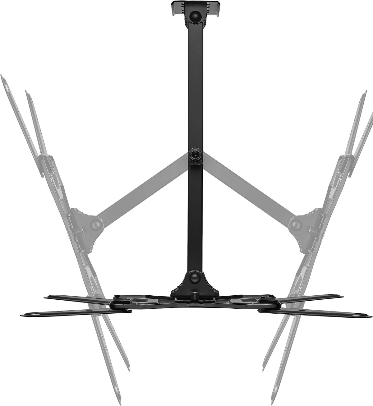 Insignia™ - Full-Motion TV Wall Mount for Most 19–55" TVs, Up to 65 lbs. — Extends 16" - Black