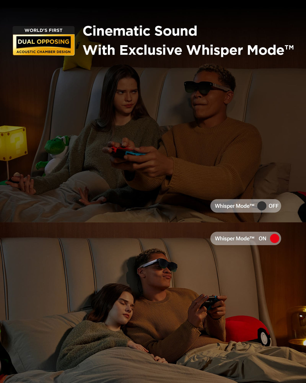RayNeo - Air 3s AR/XR Smart Glasses with 201" Micro OLED - Dark Gray