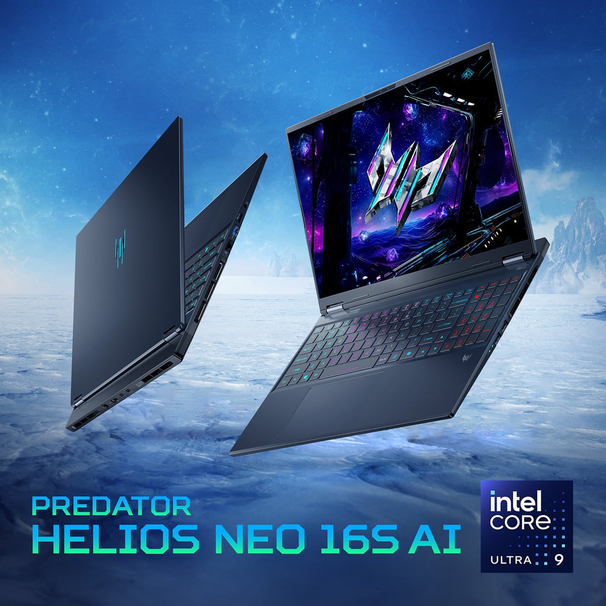 Acer - Predator Helios Neo 16S AI Gaming Laptop - 16" OLED 240Hz - Intel Core Ultra 9 - NVIDIA GeForce RTX 5070Ti – 32GB – 1TB - Obsidian Black