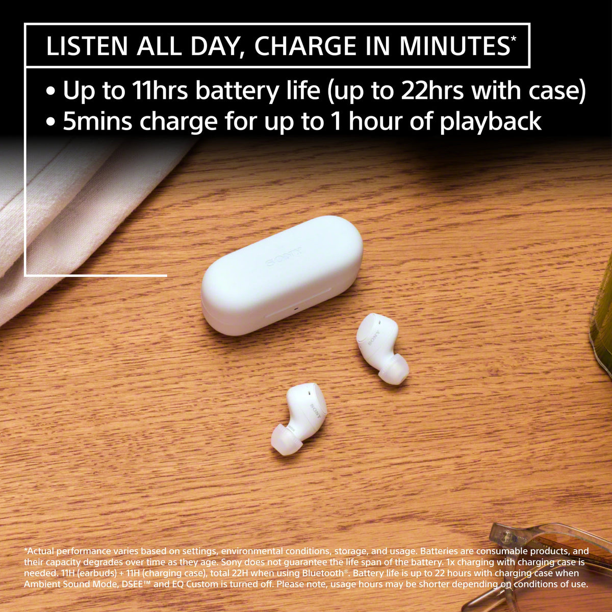 Sony - WFC510 Truly Wireless Earbuds - Black