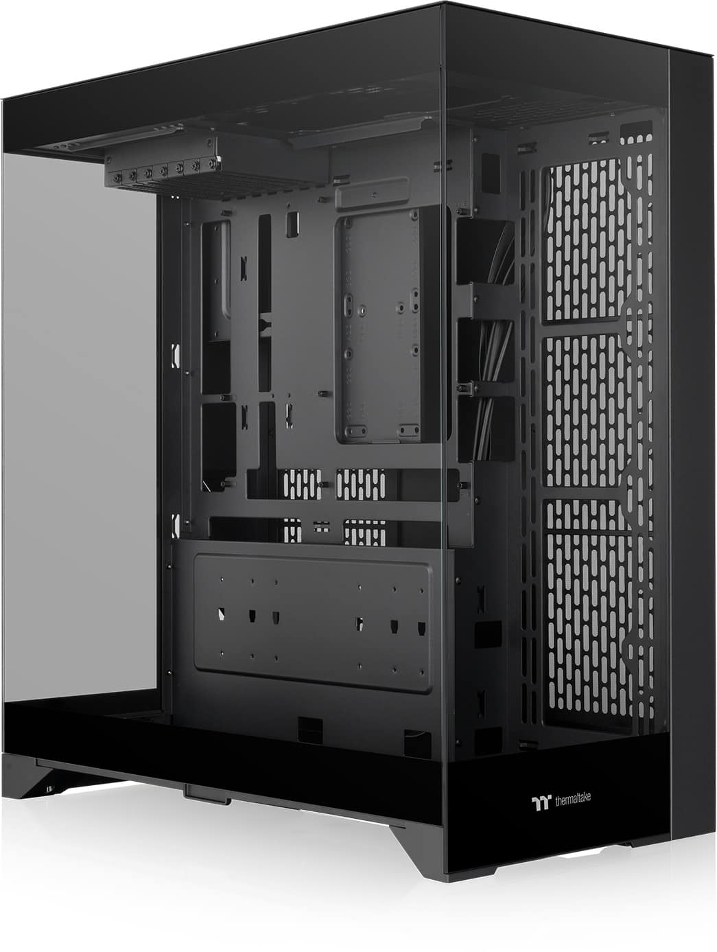 Thermaltake - CTE E550 TG Mid Tower ATX PC Case - Black