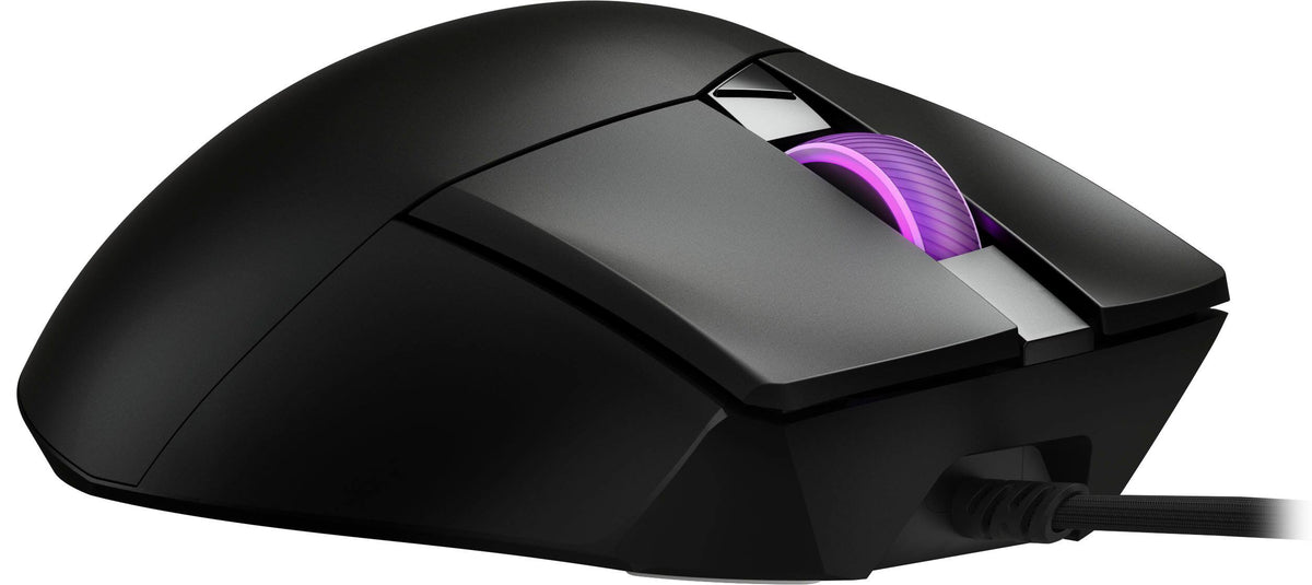 ASUS - ROG Gladius III Core Lightweight Optical Ergonomic Gaming Mouse - Wired - Black