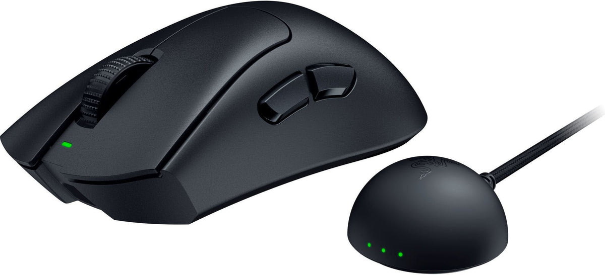 Razer - DeathAdder V4 Pro Lightweight Optical Gaming Mouse with 150 Hour Battery - Wireless - Black