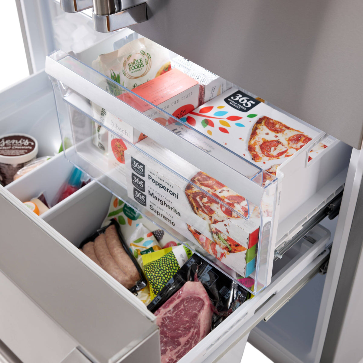 Viking - 36 in. Wide French Door Refrigerator - Stainless Steel