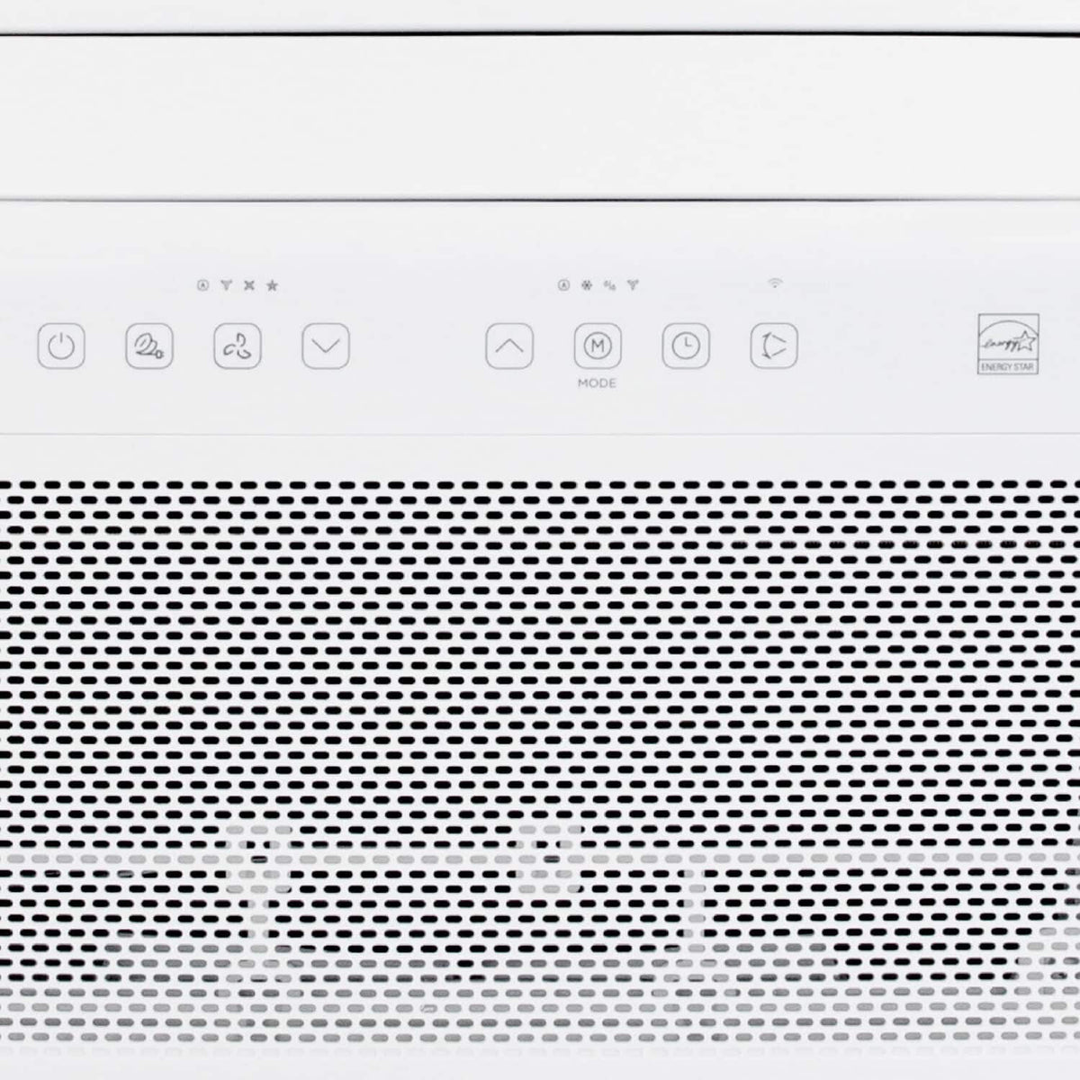Keystone - 550 Sq. Ft 12,000 BTU Window Mounted Inverter Air Conditioner with 10,000 BTU Supplemental Heat Function - White