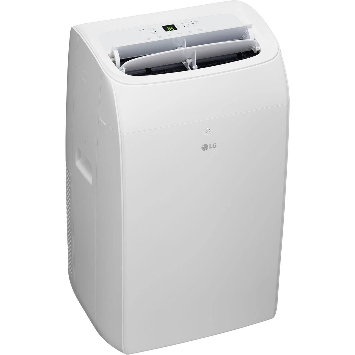 LG - 450 Sq. Ft. 10,200 BTU DOE Smart Portable Air Conditioner with Supplemental Heater - White