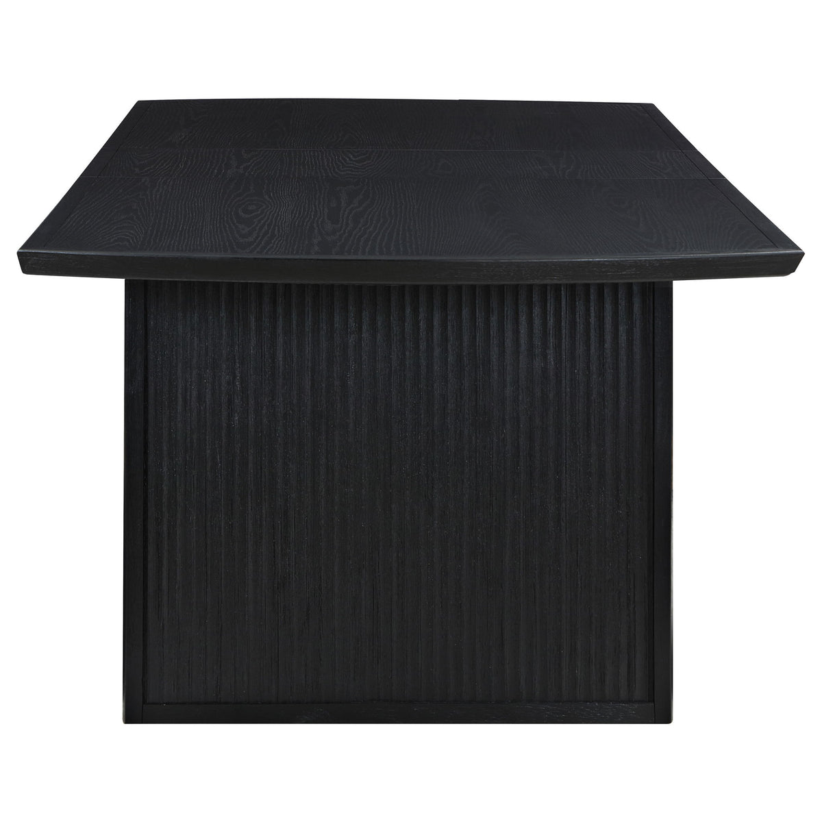 Mason - Mesa de comedor con extensión extraíble - Negra