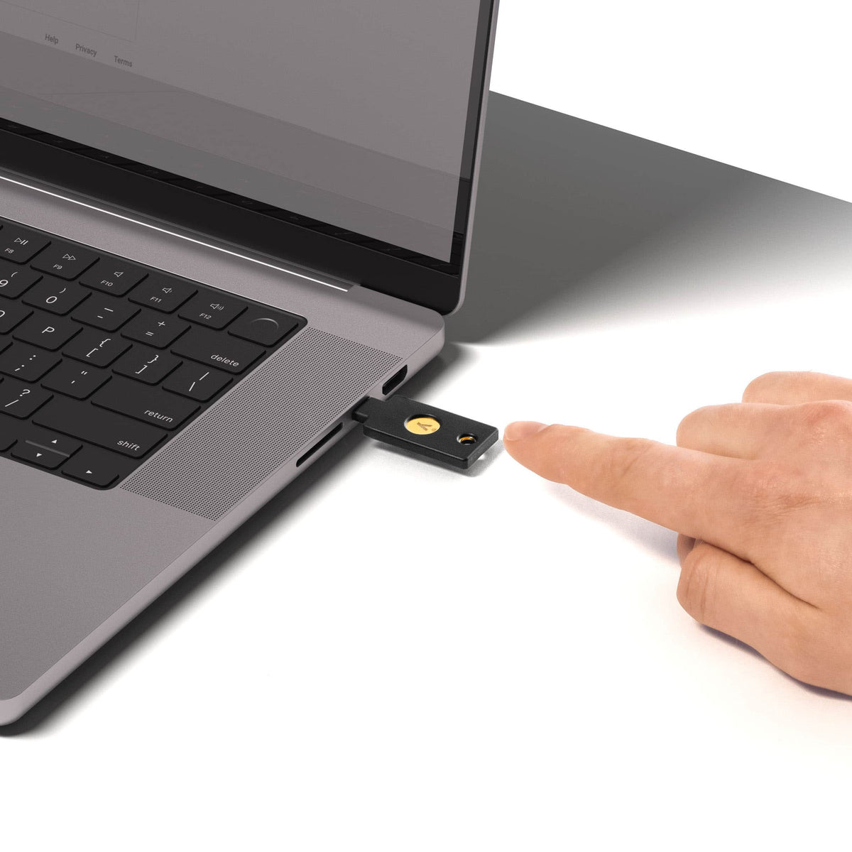 Yubico - YubiKey 5C NFC - Two-Factor authentication (2FA) Security Key, Connect via USB-C or NFC, FIDO Certified OnePack - Black