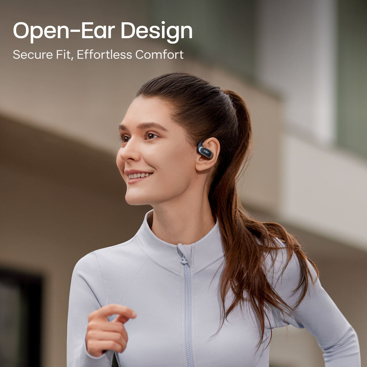 Shokz - OpenFit Air Open-Ear True Wireless Earbuds - Black
