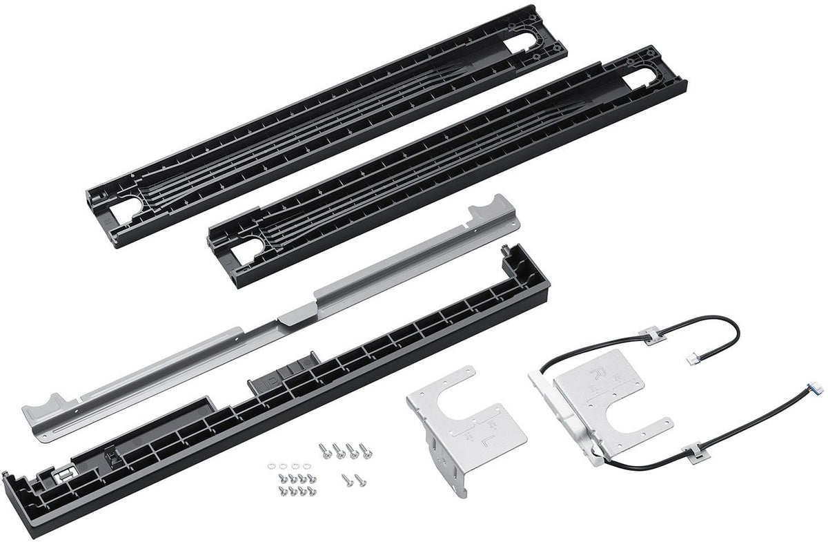 Samsung - Bespoke Stacking and MultiControl Combo Kit - Dark Gray