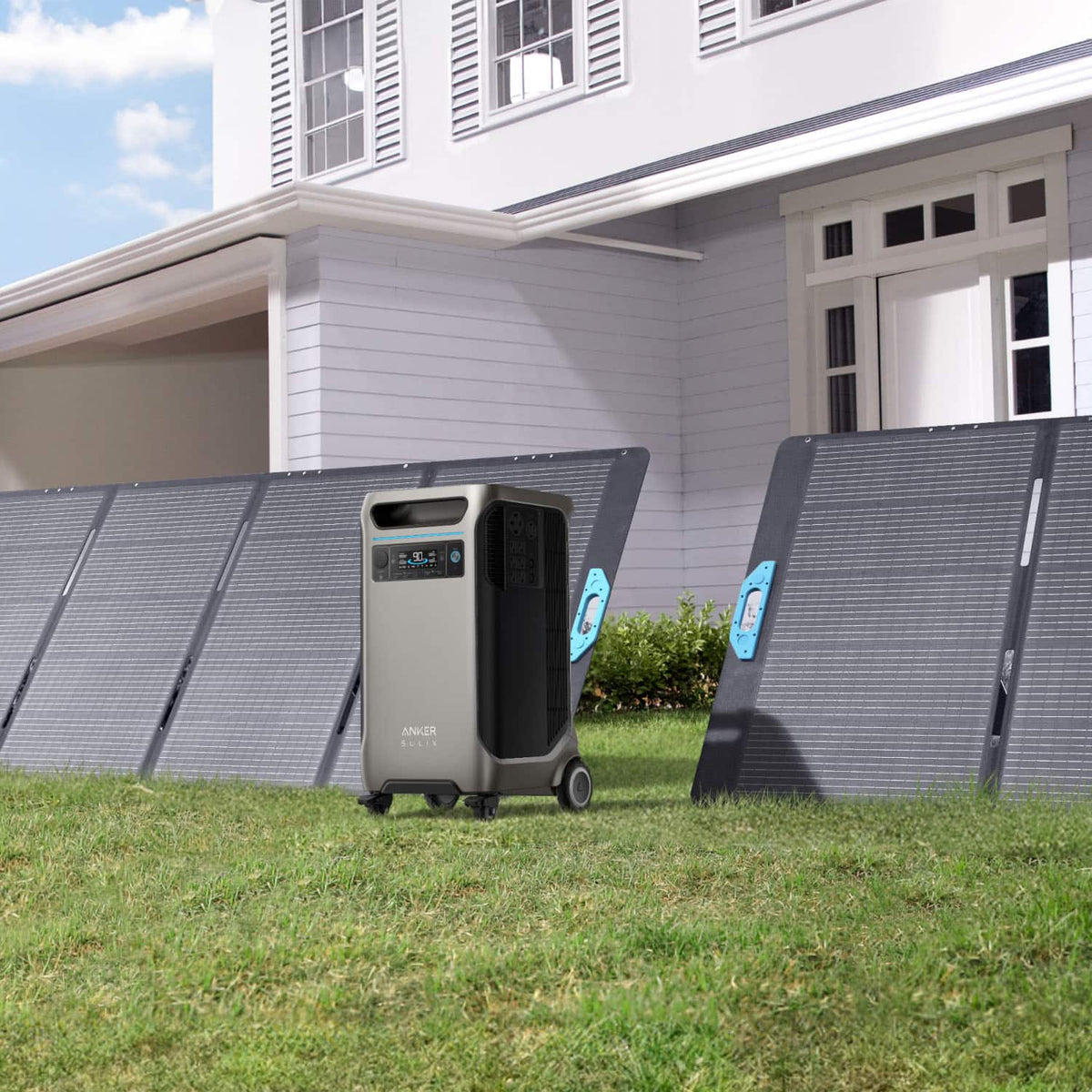 Anker - SOLIX PS400 Portable Solar Panel 400W - Black