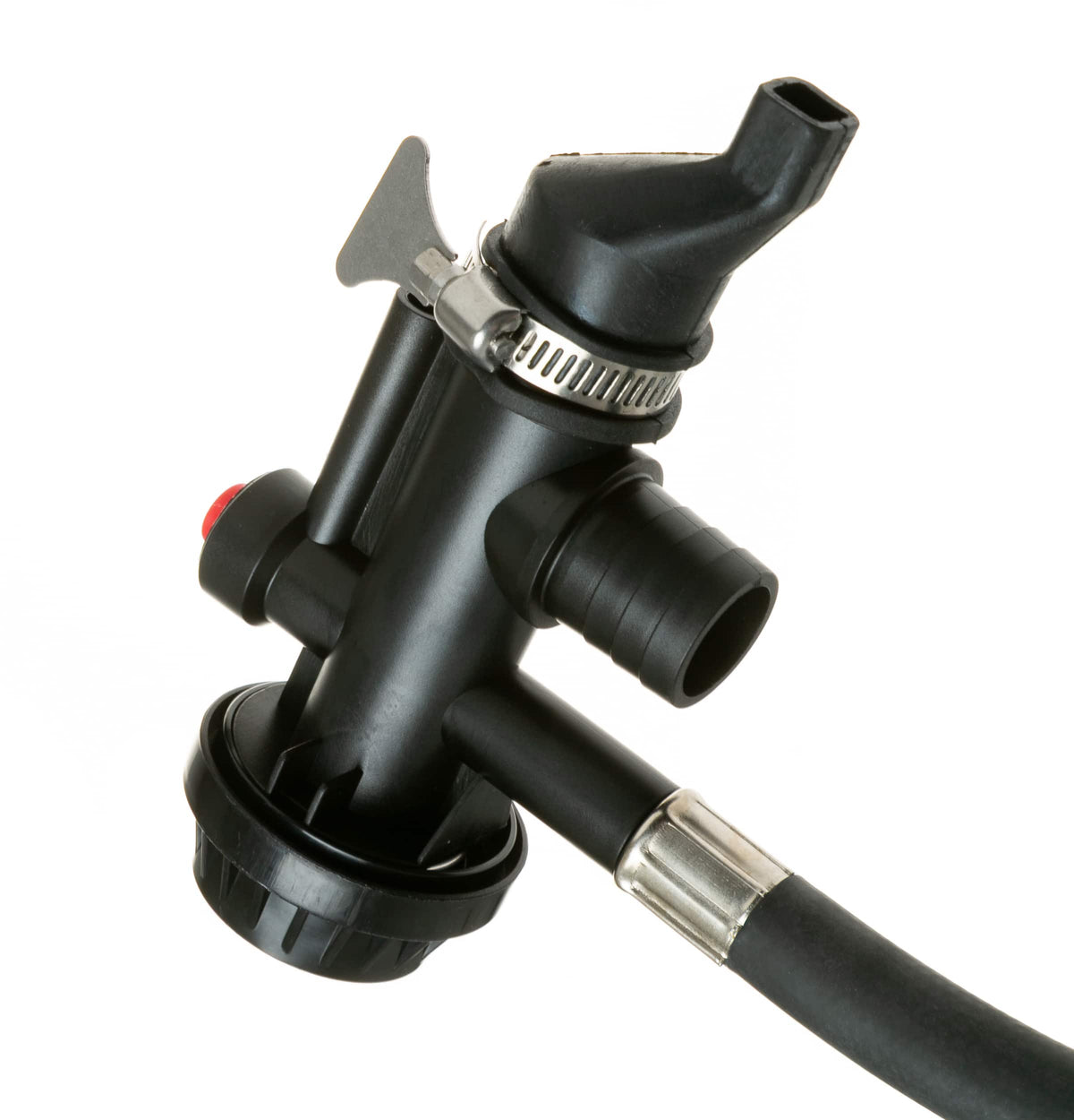 Water Fill Nozzle and Cap for Select GE Washers - Black
