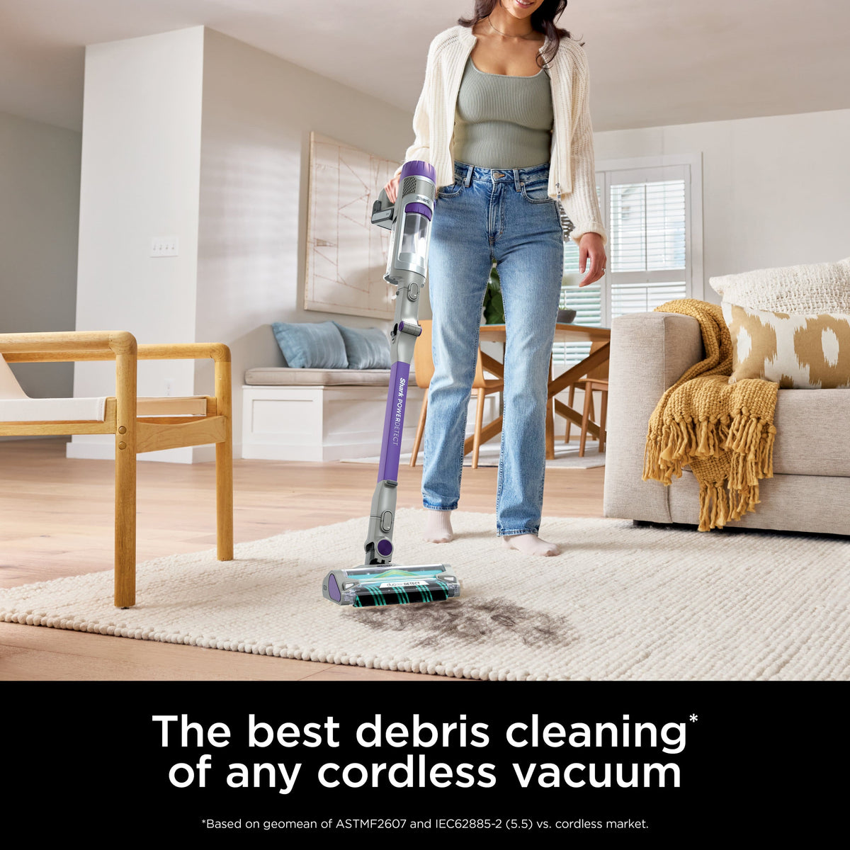 Shark - PowerDetect Cordless Stick Vacuum with Powerful Suction & HEPA Filtration, Up to 70 min Runtime - Dark Gray