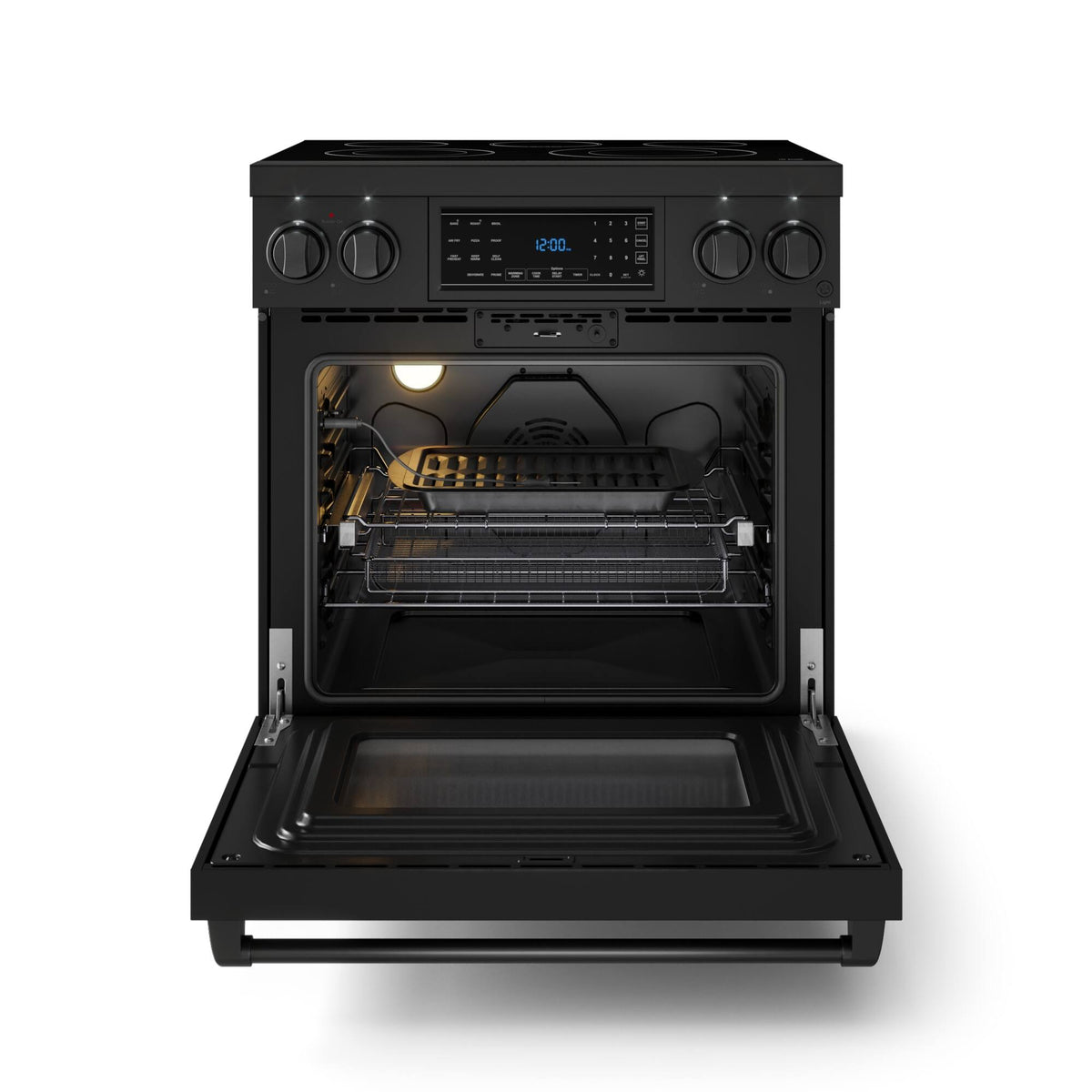 30 in. Wide 5 Elements Gordon Ramsay Series by Thor Kitchen 4.55 Cu. Ft Freestanding Electric Range - Black