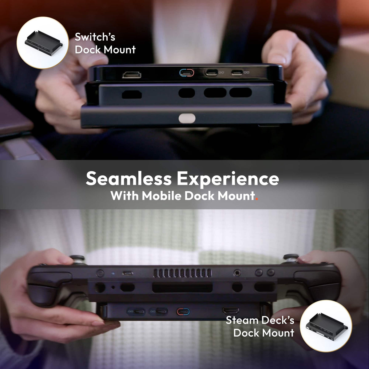 VITURE - Pro Mobile Dock - Immersive XR Experience for Switch 2, Co-op Stream & Play, 2D/3D Content - Black