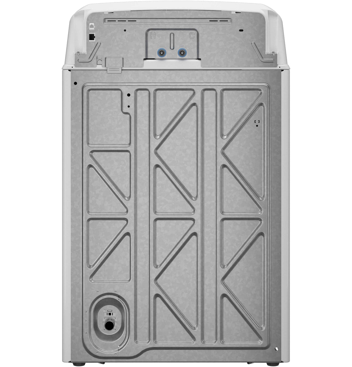 Hotpoint - 4.0 Cu. Ft. High-Efficiency Top Load Washer with Cold Plus - White
