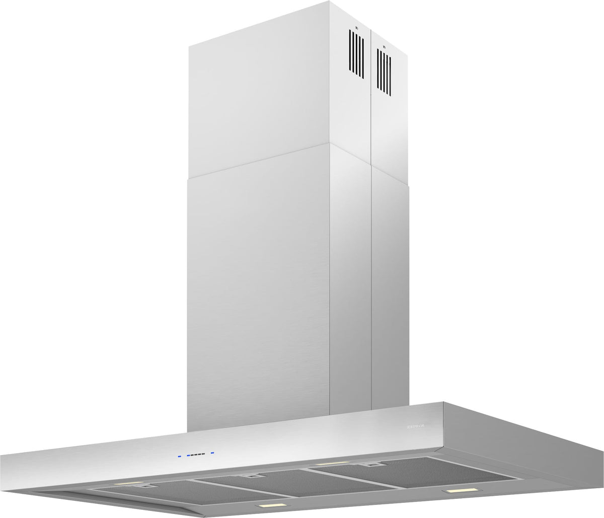 Zephyr - 42 inches - Convertible - Island Range Hood - Stainless Steel