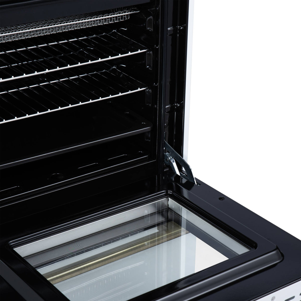 Forno Appliances - 24 in. Wide 4 burner Breno 2.3 Cu. Ft. Freestanding Gas Range with Antique Brass Accents - White