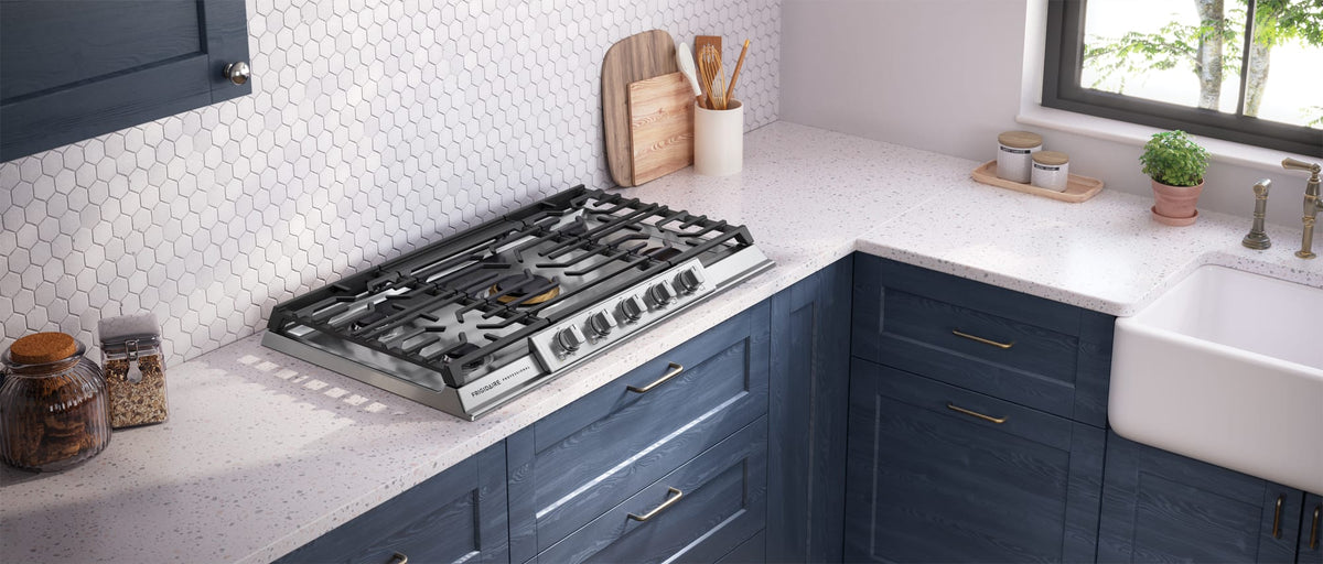 Frigidaire - 36" Gas Cooktop - Stainless Steel
