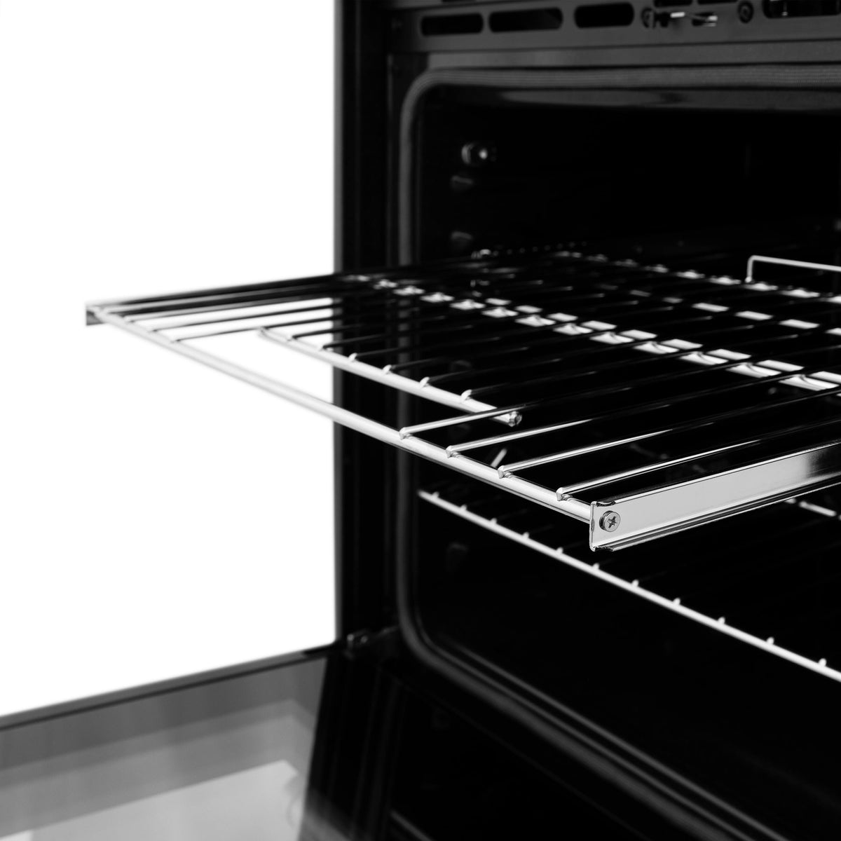 ZLINE - 30 in. True Convection Double Wall Oven w/ Air Fry and Self Clean in Black Stainless - Black Stainless Steel