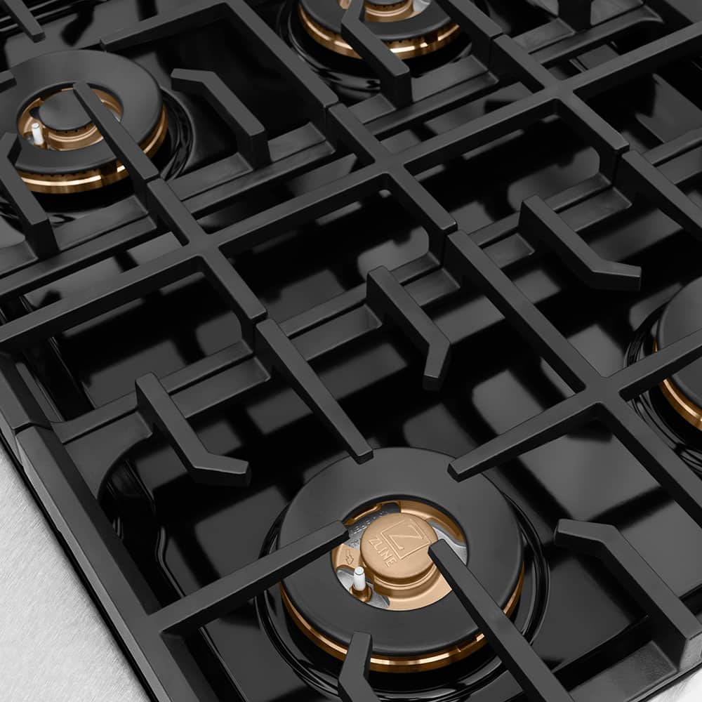ZLINE - 30 in. Wide 4 Burner 4.2 cu. ft. Freestanding Paramount Dual Fuel Range with DuoPro Cooktop - Satin Steel/Black Matte