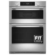 KitchenAid - 30" Smart Built-In Electric Combination Wall Oven with Microwave and Intelligent Cooking Camera - Stainless Steel