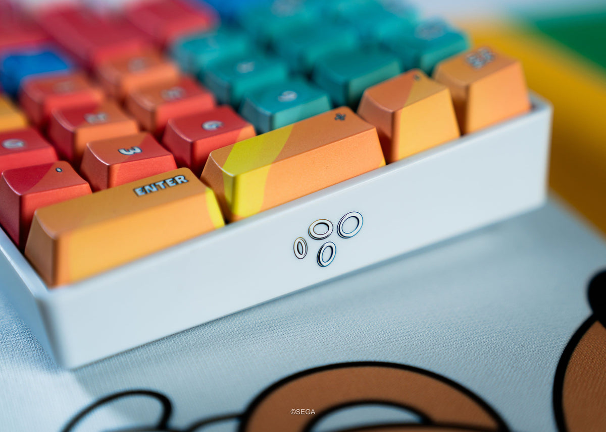 Higround - Basecamp 96+ 96% Wired Mechanical Lubed TTC Neptune Switch Gaming Keyboard with RGB Backlighting - Sega - Classic Sonic