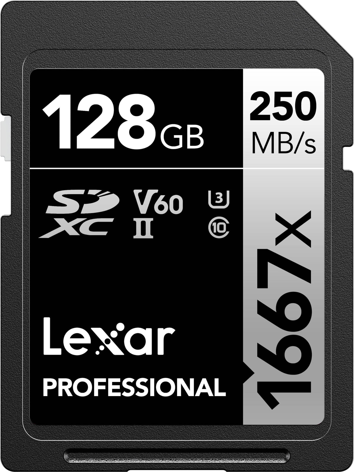 Lexar - Professional SDXC 1667X UHS-II, V60 128 GB