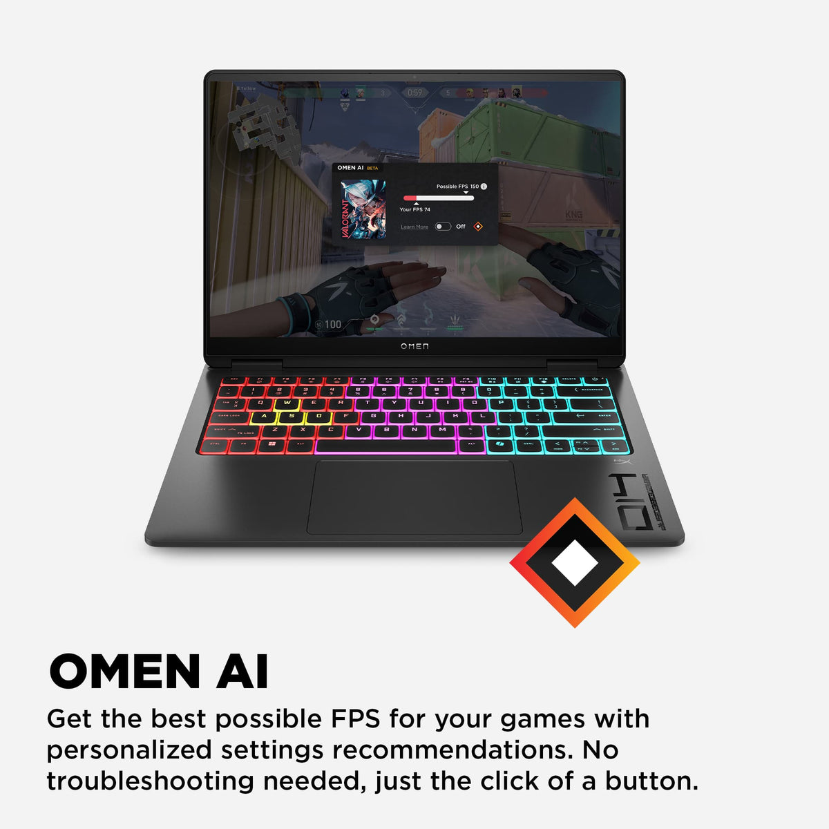 HP OMEN - Transcend 14" 120Hz 3K OLED Gaming Laptop - Intel Core Ultra 7 (2025) - 16GB Memory - NVIDIA GeForce RTX 5060 - 1TB SSD - Shadow Black