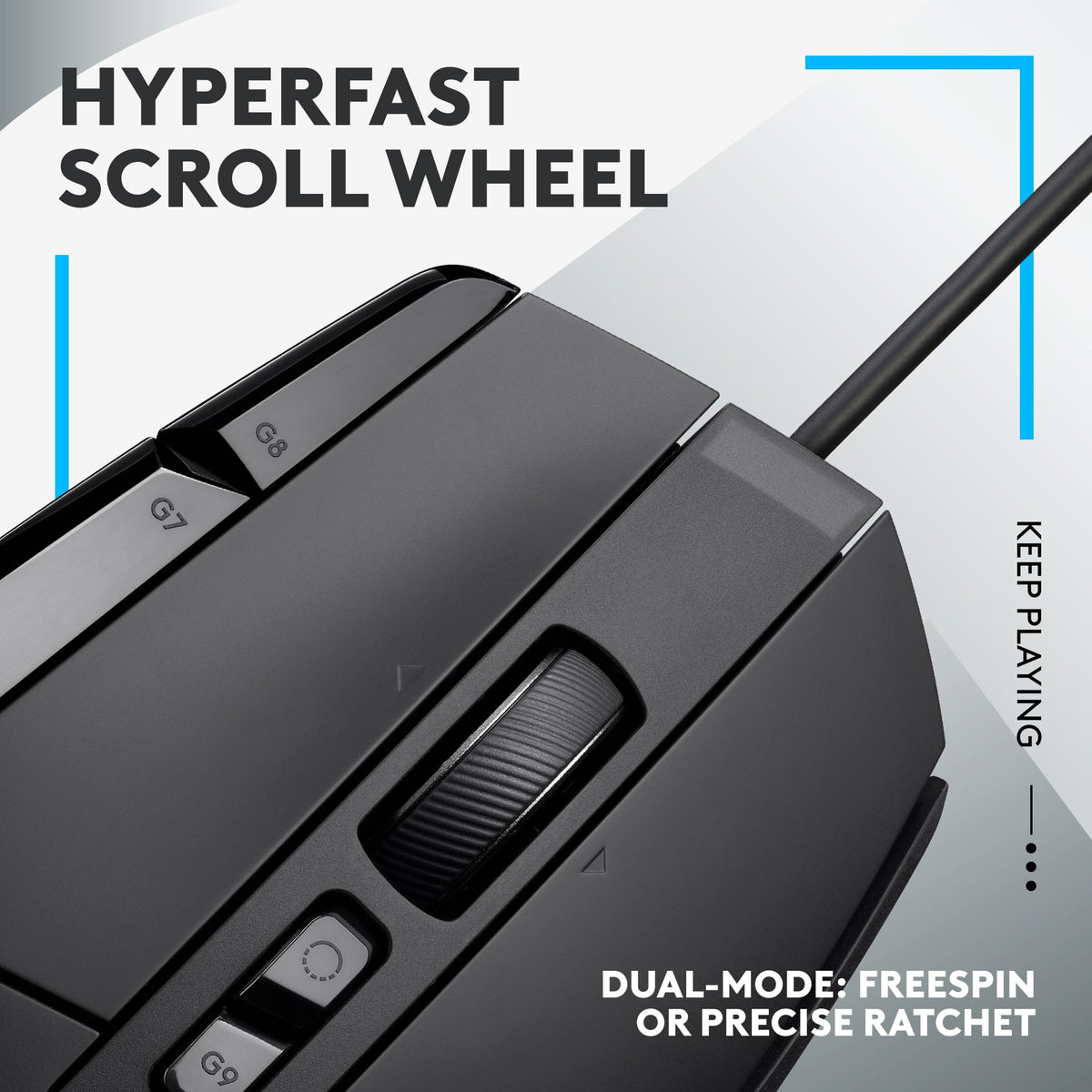 Logitech - G502 X Wired USB Optical Gaming Mouse with HERO 25K Sensor - Wired - Black