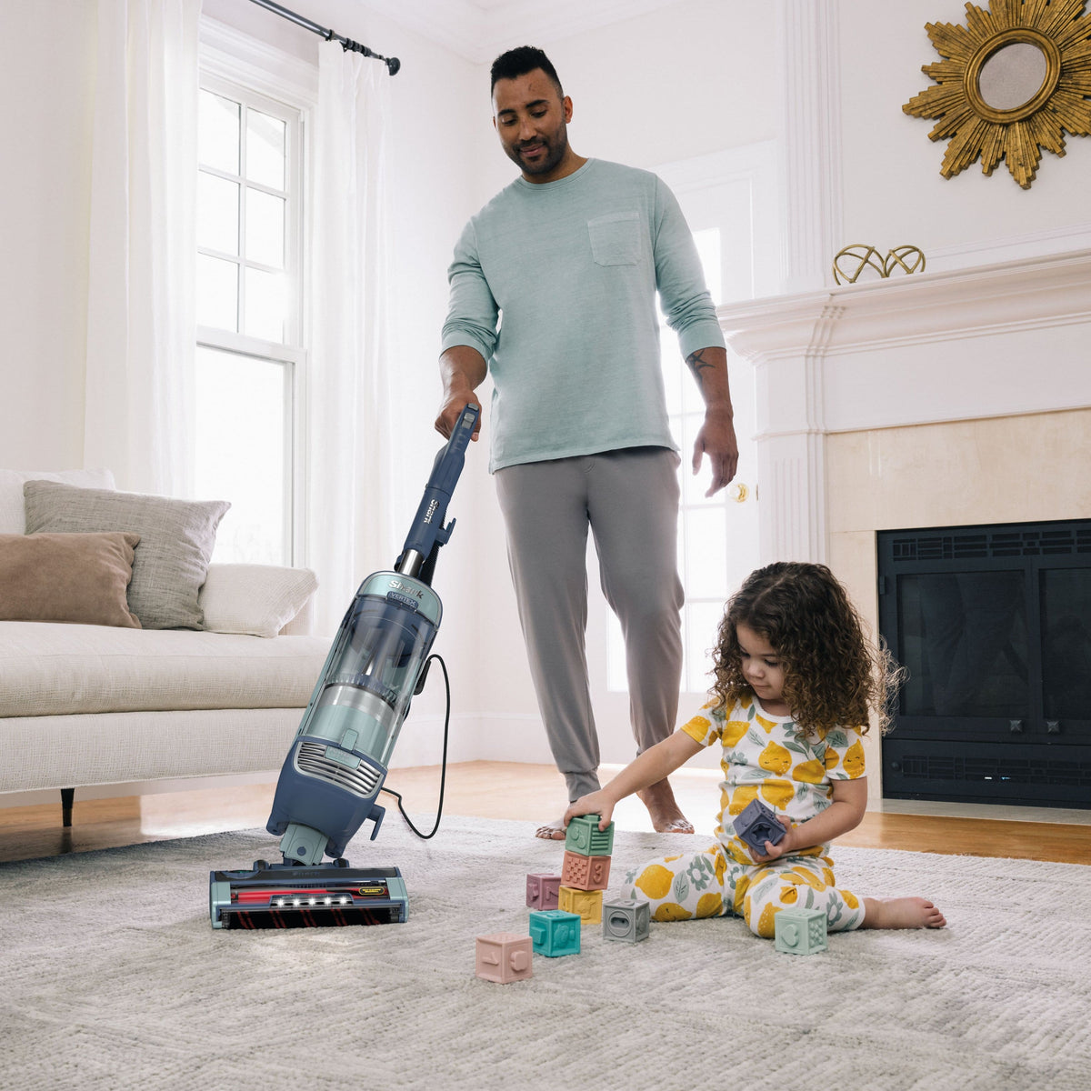 Shark - Vertex Pet Powered Lift-Away Upright Vacuum - Hawaiian Grey
