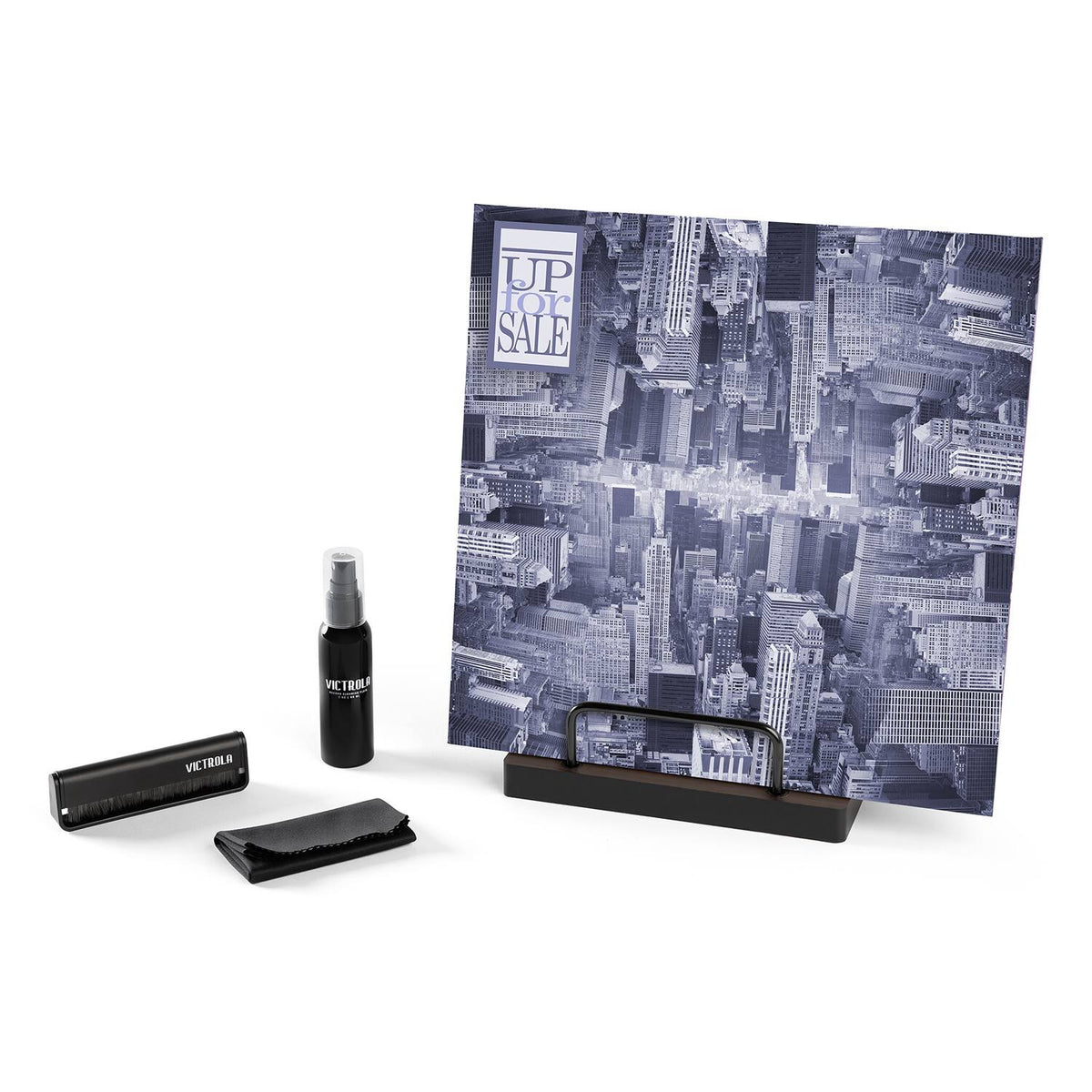 Victrola - Vinyl Record Cleaning Kit - Espresso