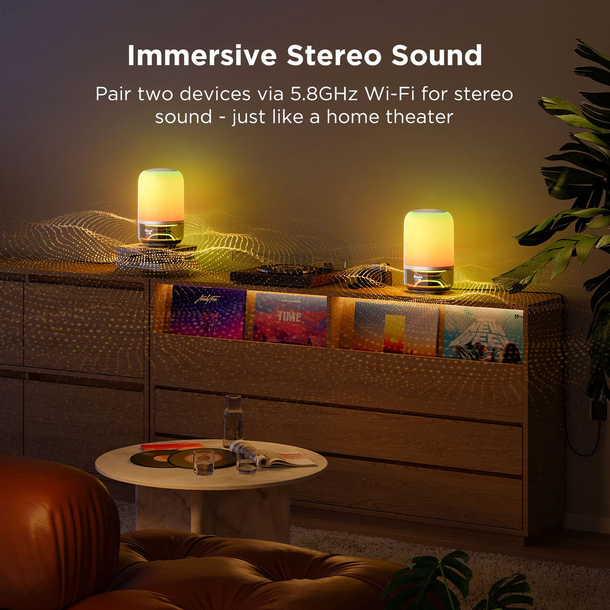 Govee - Smart Table Lamp 2 Pro Sound by JBL - Multi