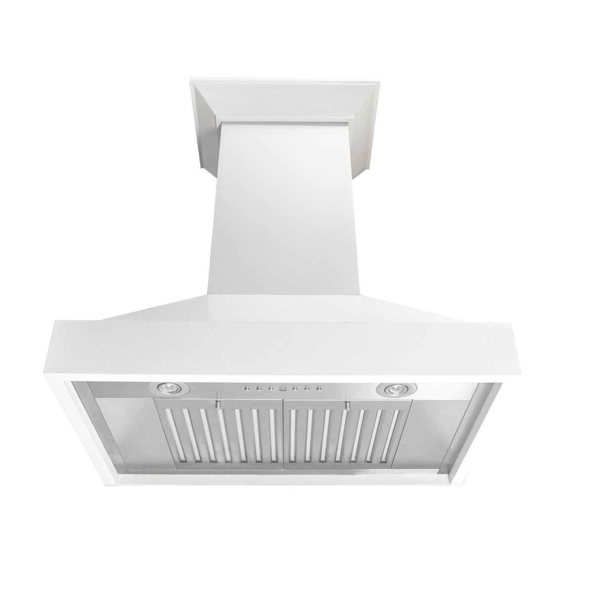 ZLINE - 30 inches - Convertible & Recirculating - Wall Range Hood - Smooth Bright White