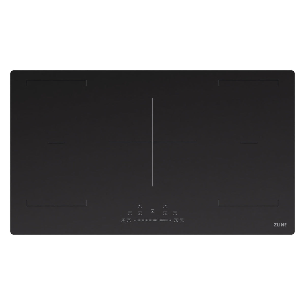 ZLINE - 36 in. Drop-in Induction Cooktop with Anti-Scratch Glass and 5 Elements - Black