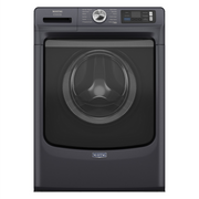 Maytag - 5.0 Cu. Ft. High-Efficiency Smart Front Load Washer with Steam and Pet Pro System - Midnight Steel