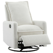 Mecedora reclinable giratoria y deslizante