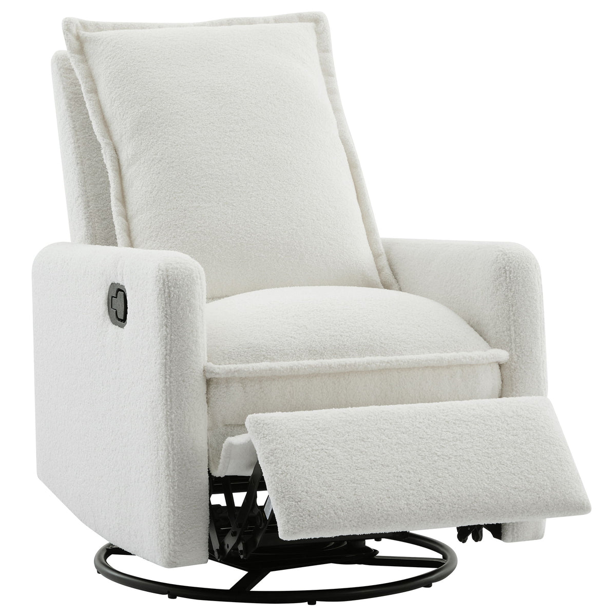 Mecedora reclinable giratoria y deslizante